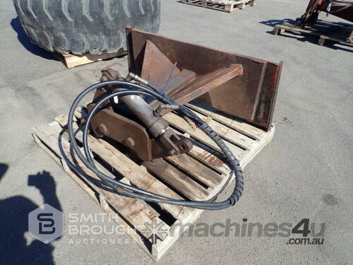 PIPE & CABLE TO HITCH SKIDSTEER