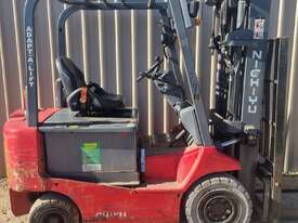 Nichiyu 2.5T Electric Forklift with Container Mast and low hours - picture0' - Click to enlarge