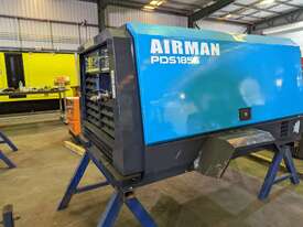 185 CFM AIRMAN SITE TRAILER SILENCED AIRCOMPRESSOR 2021 MODEL VGC ONLY $15000 - picture0' - Click to enlarge