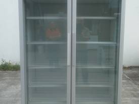 Excellent condition 2 glass door upright fridge  - picture0' - Click to enlarge