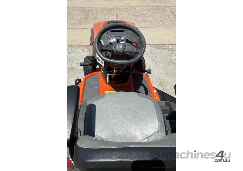 caption TRACPOWER - HUSQVARNA TS 242TXD RIDE ON MOWER