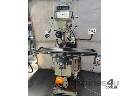 Titan 3VM turret milling machine