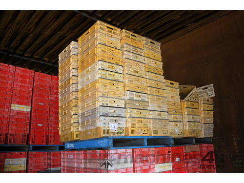 Yellow Produce Crates