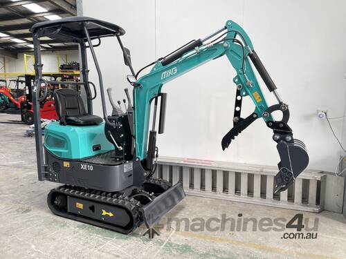 caption MXG XE10 MINI EXCAVATOR -KOOP DIESEL ENGINE