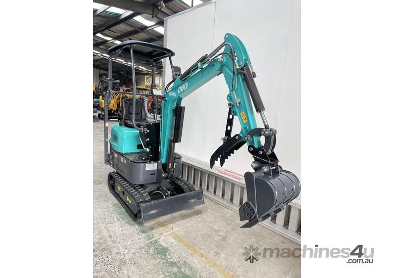 caption MXG XE10 MINI EXCAVATOR -KOOP DIESEL ENGINE