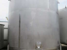 Stainless Steel Storage Tank (Vertical), 30,000Lt, 3700mm Dia x 2850mm H - picture0' - Click to enlarge