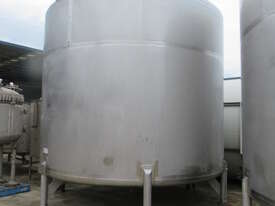 Stainless Steel Storage Tank (Vertical), 30,000Lt, 3700mm Dia x 2850mm H - picture0' - Click to enlarge