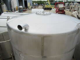 Stainless Steel Storage Tank (Vertical), 30,000Lt, 3700mm Dia x 2850mm H - picture1' - Click to enlarge