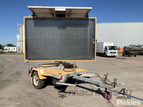 2012 Ventech Engineering Single Axle Sign Board Trailer