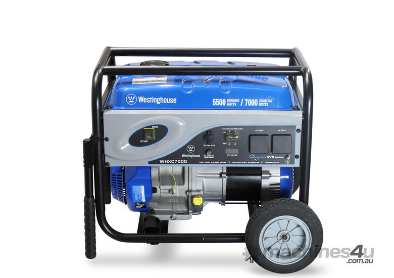 caption CVA Compressors - Westinghouse Portable Generator - WHXC7000