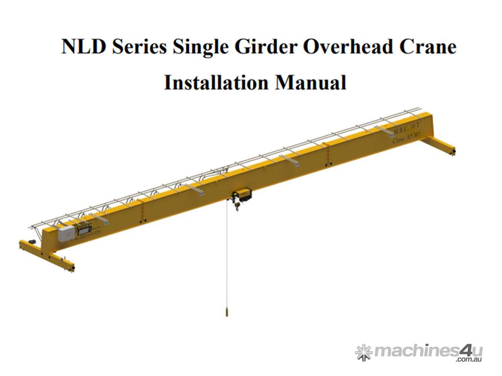 New 2024 nante Overhead Crane MRC 3 2T Capacity Exclusive Australian