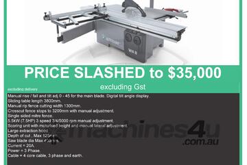 Panel Saw: Altendorf WA8T 3.8 Sliding Table - Industry Leading Quality!
