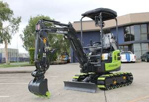 Achilles A18SE Mini Excavator Yanmar Engine Combo