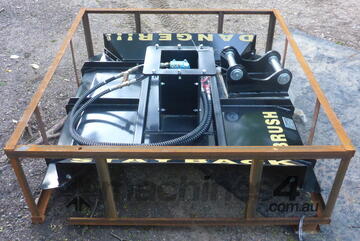   3-10 ton (45-65mm pin) Excavator Rotary Brush Cutter Slasher Mower 54