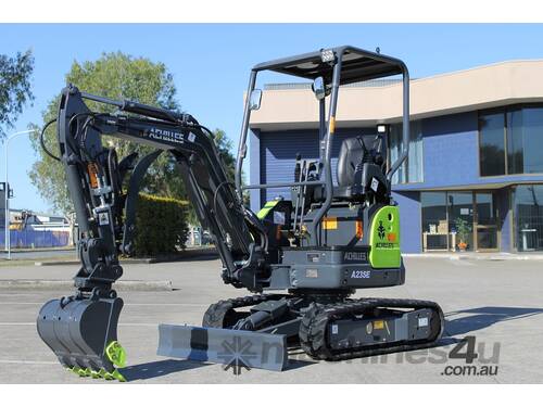 caption Achilles A23SE Mini Excavator Yanmar Engine