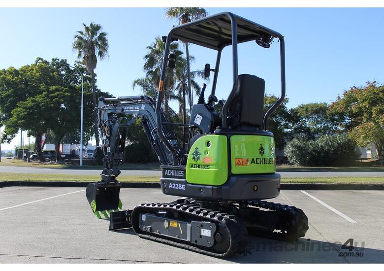 caption Achilles A23SE Mini Excavator Yanmar Engine