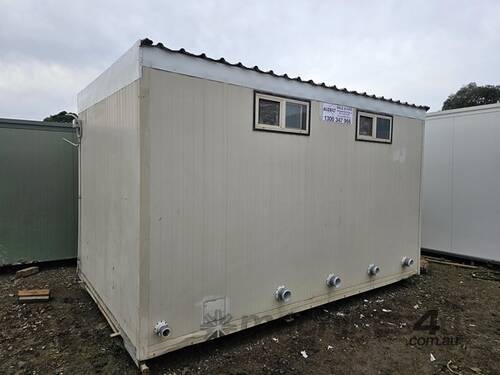 Auzbilt Ex Hire Compliant Switchboard Male Portable Toilets: 4.8m x 3m, Pre-Owned