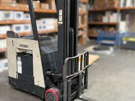 Crown RC 3040-40 Electric Stand-Up Rider Forklift with Side Shift - picture0' - Click to enlarge