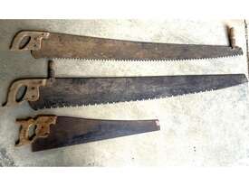 QTY X 3 ANTIQUE SAWS - picture0' - Click to enlarge