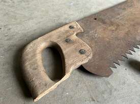 QTY X 3 ANTIQUE SAWS - picture2' - Click to enlarge