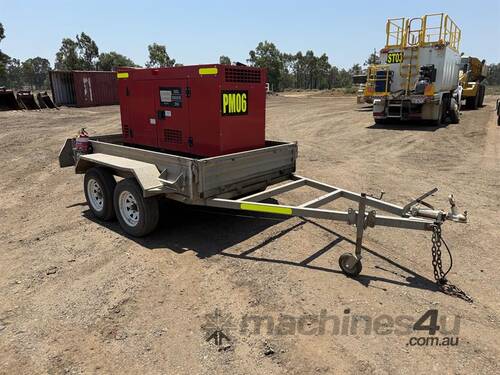 HOME MADE BOX TRAILER WITH 25KVA GENERATOR