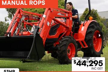 Kioti DK20Series - DK5320 ROPS Tractor w/Loader&4IN1 Bucket - * FREE Slasher Special *3.99% Finance!