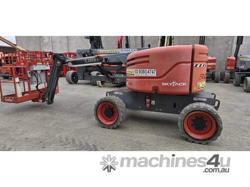 Skyjack SJ46AJ RoughTerrain Diesel Articulating Knuckle Boom