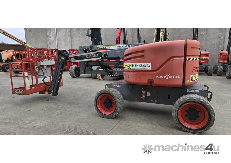 Skyjack SJ46AJ RoughTerrain Diesel Articulating Knuckle Boom