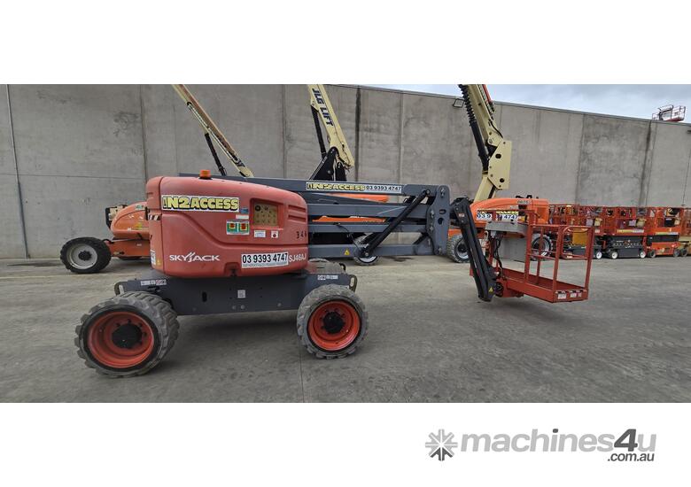 Skyjack SJ46AJ RoughTerrain Diesel Articulating Knuckle Boom