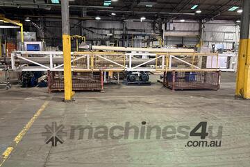 KOCKUMS BULK SYSTEMS OLDS VERTICAL screw Auger ELEVATOR 10m BULK CONVEYOR 25t/hr 22kW