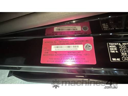 caption 2022 Toyota Alphard SC Package Petrol