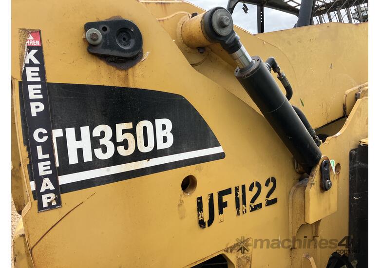 caption 2005 Caterpillar TH350B Telehandler