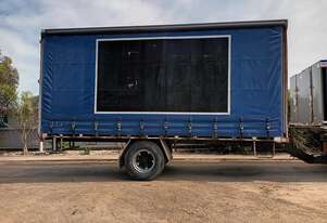 1988 Image Truck Bodies Single Axle Curtainside TAG Trailer