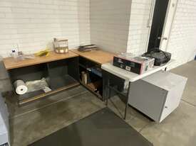 3x Tables with Contents and Cabinet - picture0' - Click to enlarge