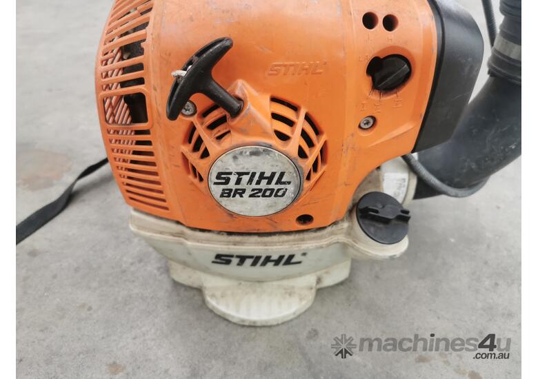 caption Stihl Petrol Powered Blower