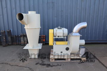 Bulk Bag Loading System, Paddle Blower Fan with Cyclone - 11kW Bulk Bag Loading System, Paddle Blower Fan with Cyclone - 11kW