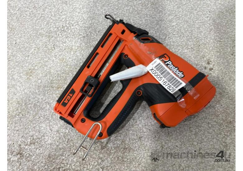 caption Paslode Trimmaster 16A Nail Gun (Police Lost & Stolen)