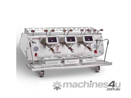 Bezzera Victoria White 3 Group Professional Espresso Machine Bzvictoria3W