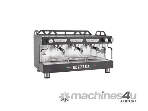 Bezzera Moda De 3 Group Espresso Machine Black Modade3B