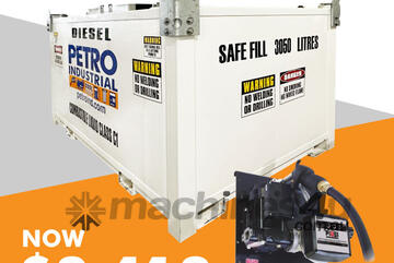 EOFY DEAL: PETRO PC Cube 3.3 Self Bunded Tank with Pump Kit