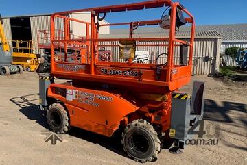 HAULOTTE COMPACT 10DX 26ft Rough Terrain Scissor Lift HAULOTTE COMPACT 10DX 26ft Rough Terrain Scissor Lift