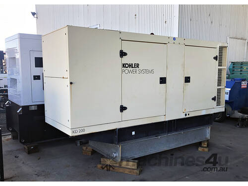 200kVA Pre-owned Kohler Enclosed Generator Set 