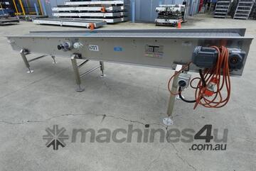 Intralox Belt Conveyor, 4000mm L x 460mm W x 1000mm H