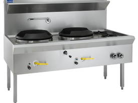 Luus WL-2C2B Dual Waterless Wok with 2 Open Burner - picture0' - Click to enlarge