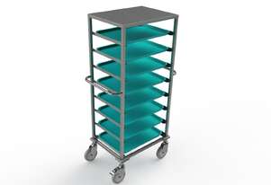 Food Tray Dispensing Trolley 8 Tray