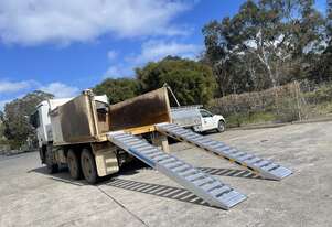 4.2m - 7Tonne Heavy Duty Rubber Tyre,Rubber Track Machinery Loading Ramps