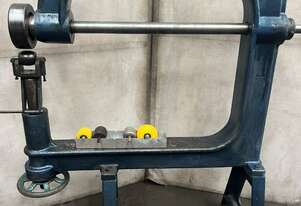 AP Lever 4Y English Wheel with selection of metal and nylon anvils Ex Govt