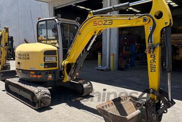 Wacker Neuson 50Z3 Mini Excavator 2,005 Hours, Compact and Versatile
