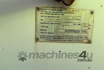 2012 Allight Single Axle Light Tower Trailer