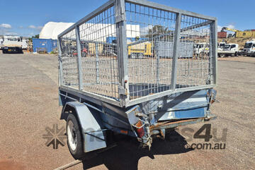 2012 John Papas Trailers JPT Single Axle Cage Trailer